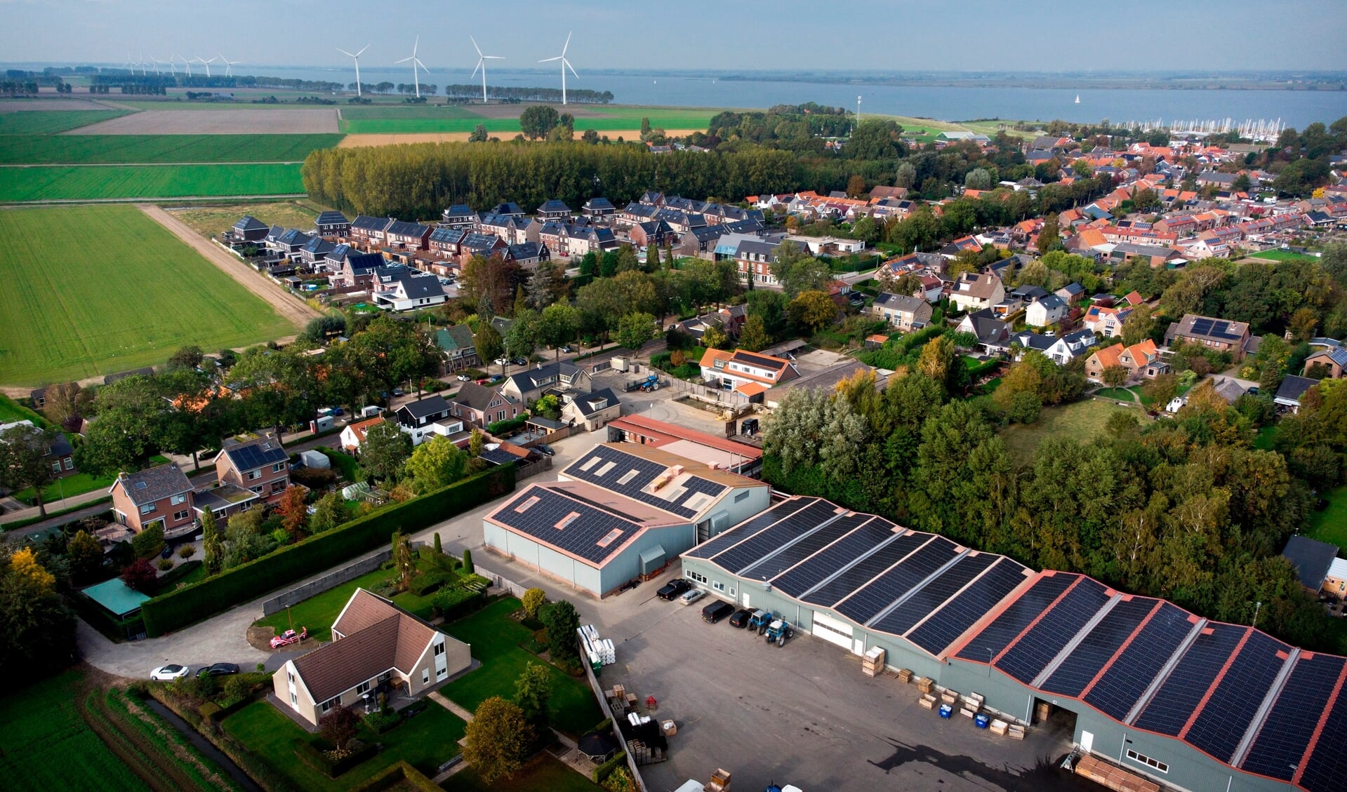 Stad aa het Haringvliet staat op de nominatie om in zijn geheel van het aardgas af te gaan.
Foto: Kick Smeets / Rijksoverheid 2021
