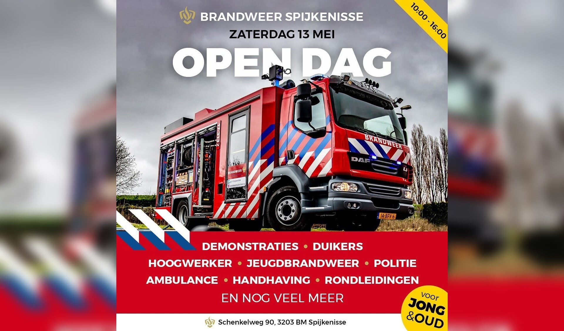 volgorde Onderscheppen vorm Open dag brandweer Spijkenisse - Adverteren Nissewaard | Groot Nissewaard |  Krant en Online