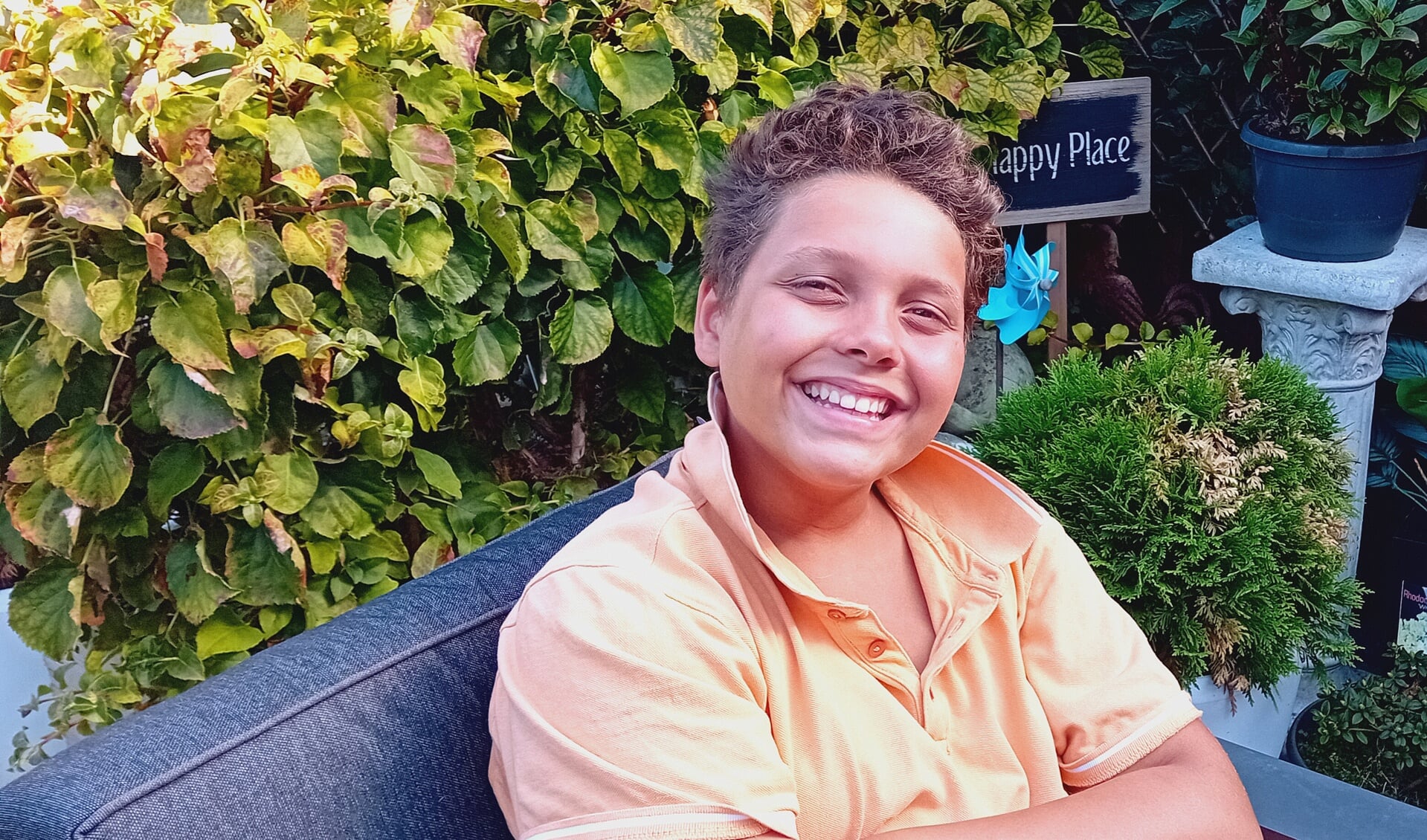 Ondanks zijn jonge leeftijd zet Rodrigo zich al in als vrijwilliger en organiseert hij allerlei activiteiten.