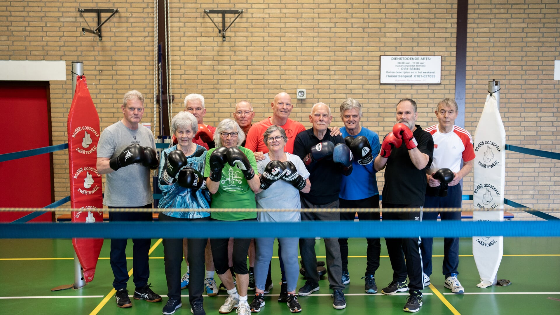 De groep die het 'Parkinsonboksprogramma' volgt bij Boxing Godschalk groeit nog steeds