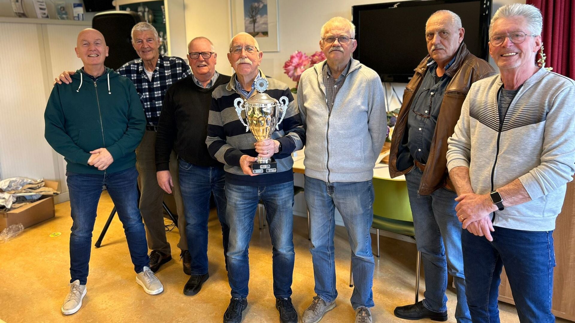 Het Posthoorn A team 2023-2024: v.l.n.r. Theodor van der Lans, Martin Frederiks, Jan Woord, Wim Reuvers (teamcaptain), Cor Luyendijk, Wout Kruithof en Leen Weij.