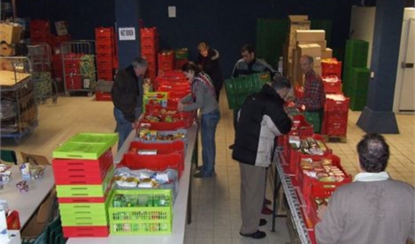 1365 kratten voor de noodvoorraad, een recordopbrengst.