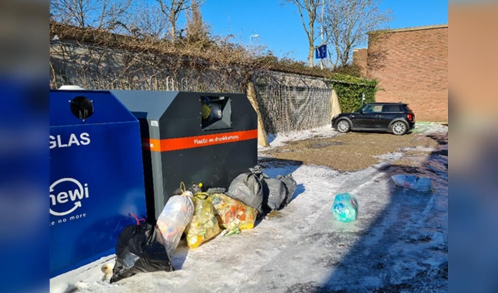 Het niet ophalen van afval tijdens de gladheid leidt tot overlast, Was dat wel nodig, vraagt de PvdA zich af. (Foto: PR) 