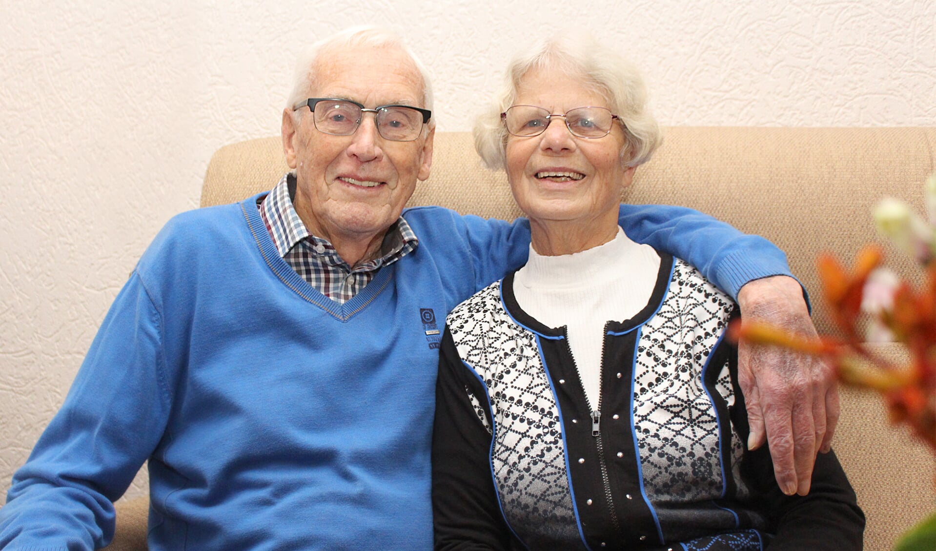 Toon en Lies van Iersel-Tak vierden op 9 januari hun 60-jarige bruiloft. FOTO ELS ROMMERS