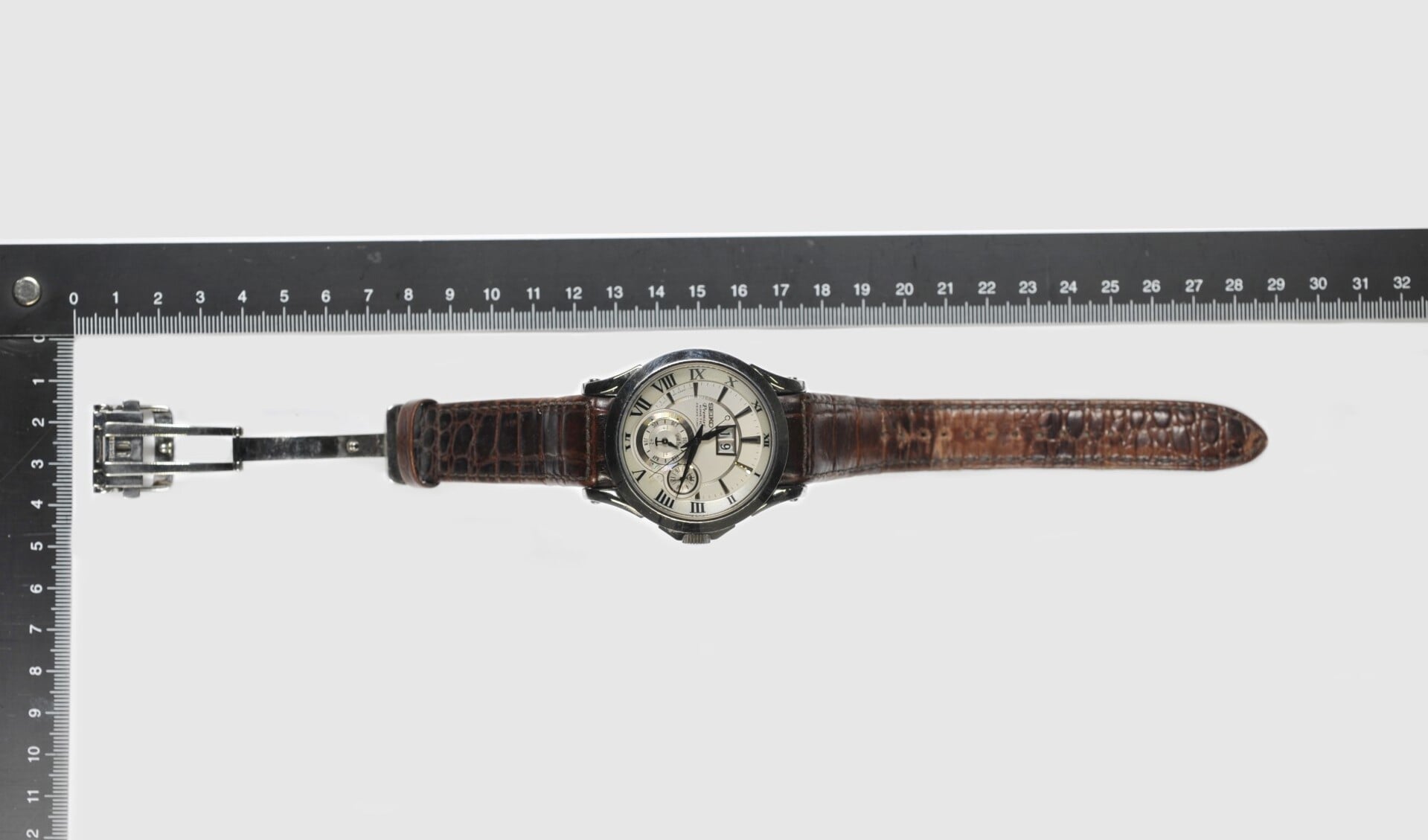 Een van de horloges die gestolen is met de babbeltrucs