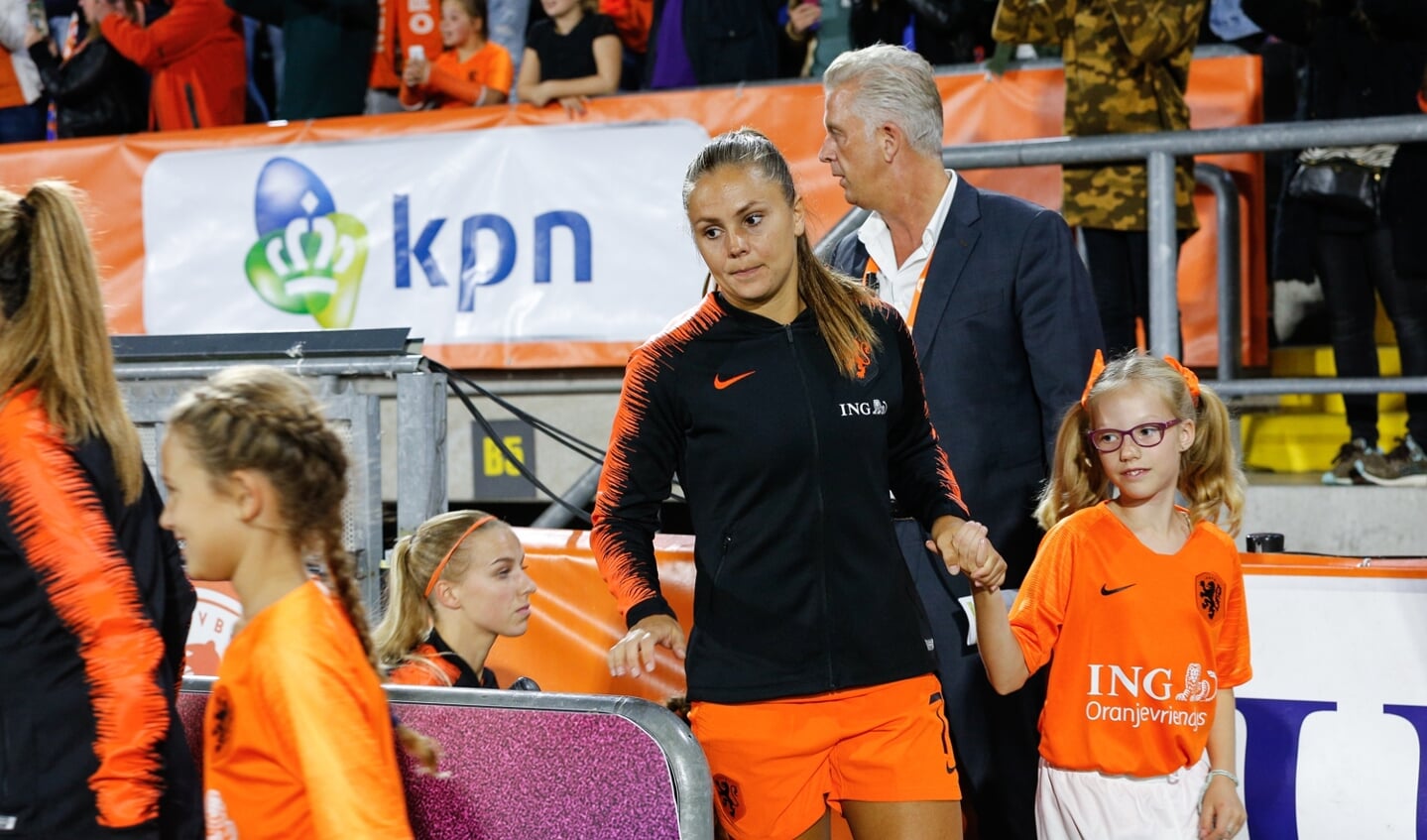 De Oranje Leeuwinnen versloegen vrijdag 5 oktober Denemarken met 2-0 in Breda.