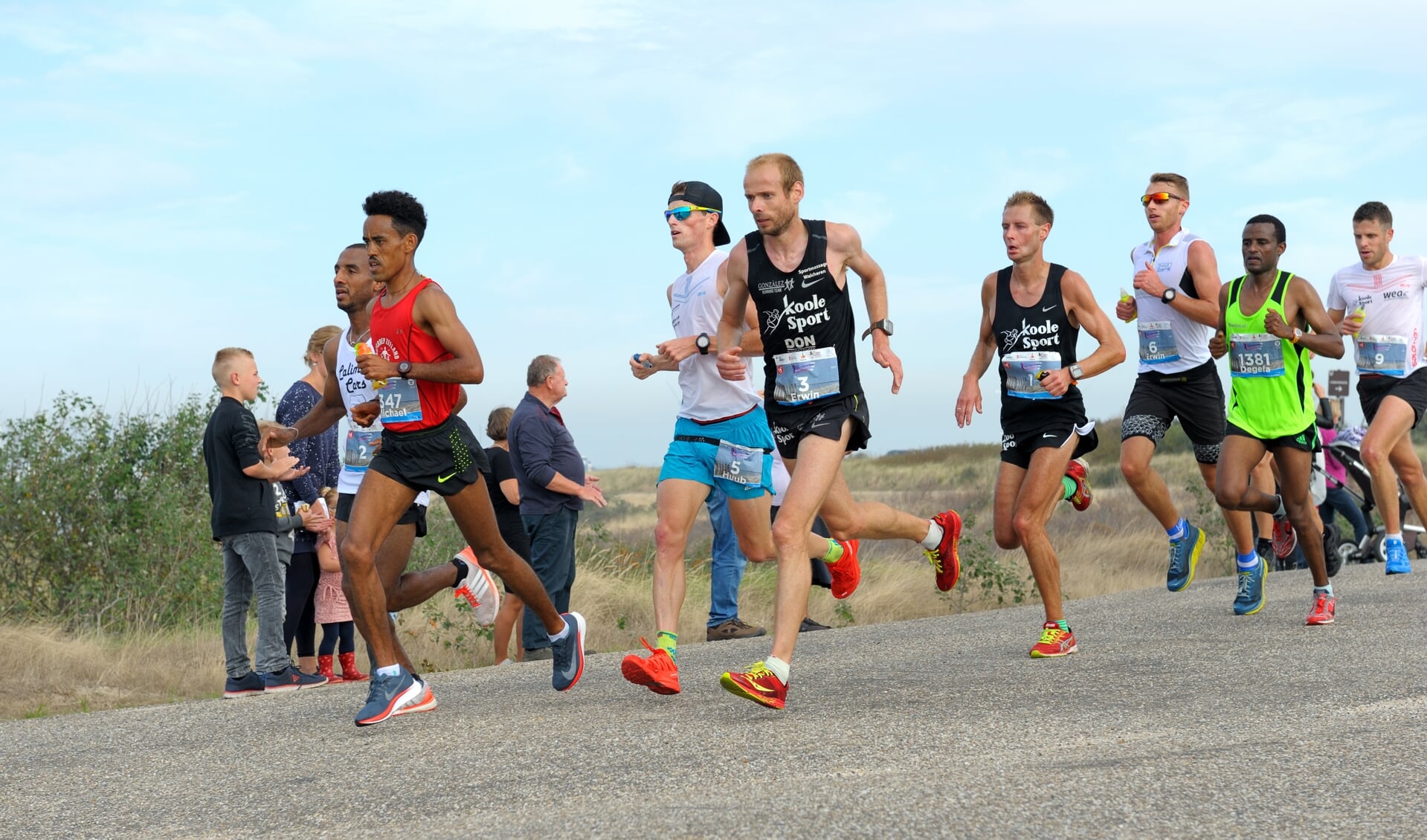 De kustmarathon werd op zaterdag 7 oktober gerend. 