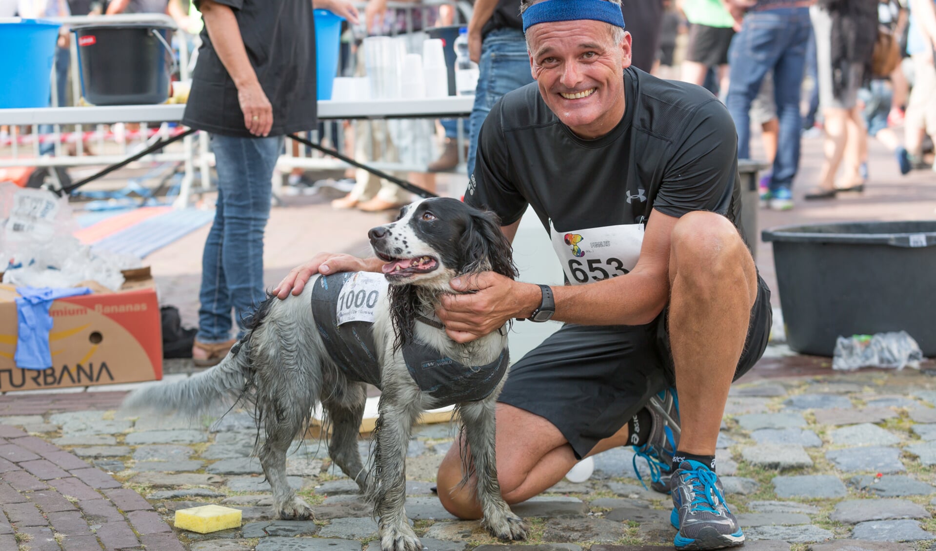 De halve marathon werd zelfs een keer gelopen door een hond. FOTO IMAN FASE