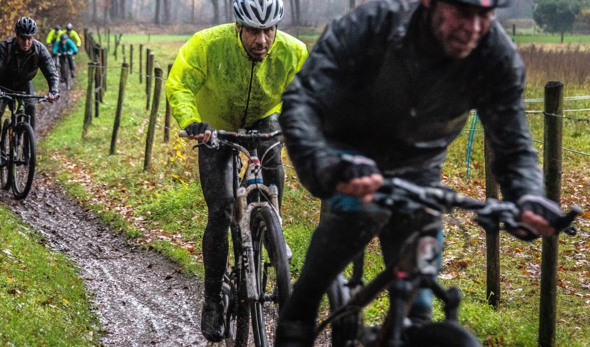 Het regende flink tijdens de TVV Rogelli. 