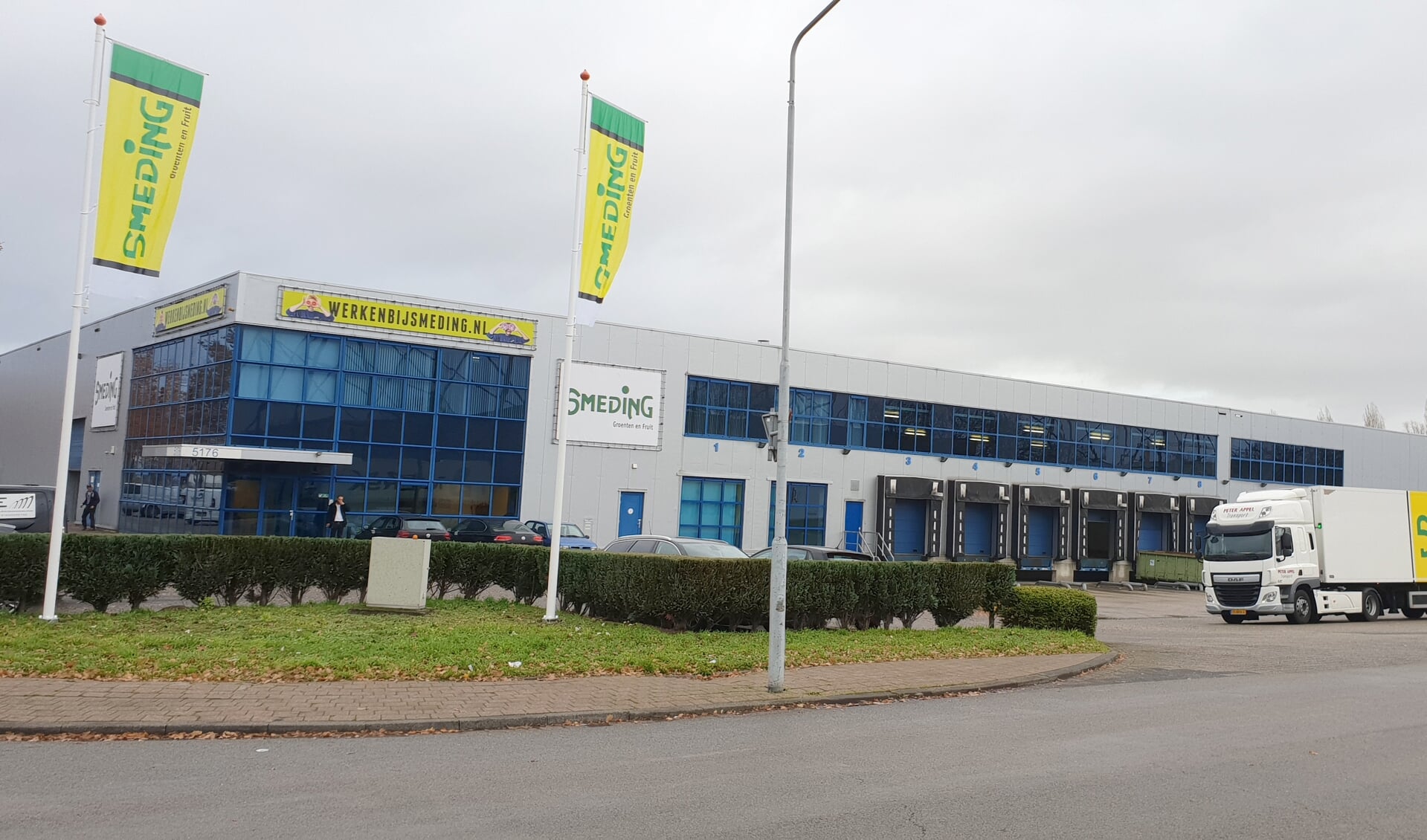 Het distributiecentrum van Smeding in Breda. 