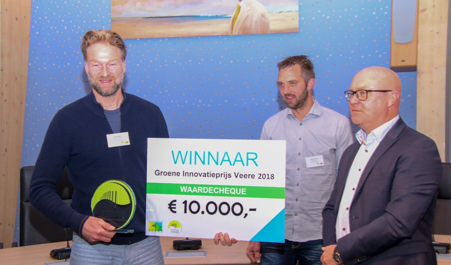 Timko Lokerse is de winnaar van de Groene Innovatieprijs Veere 2018.