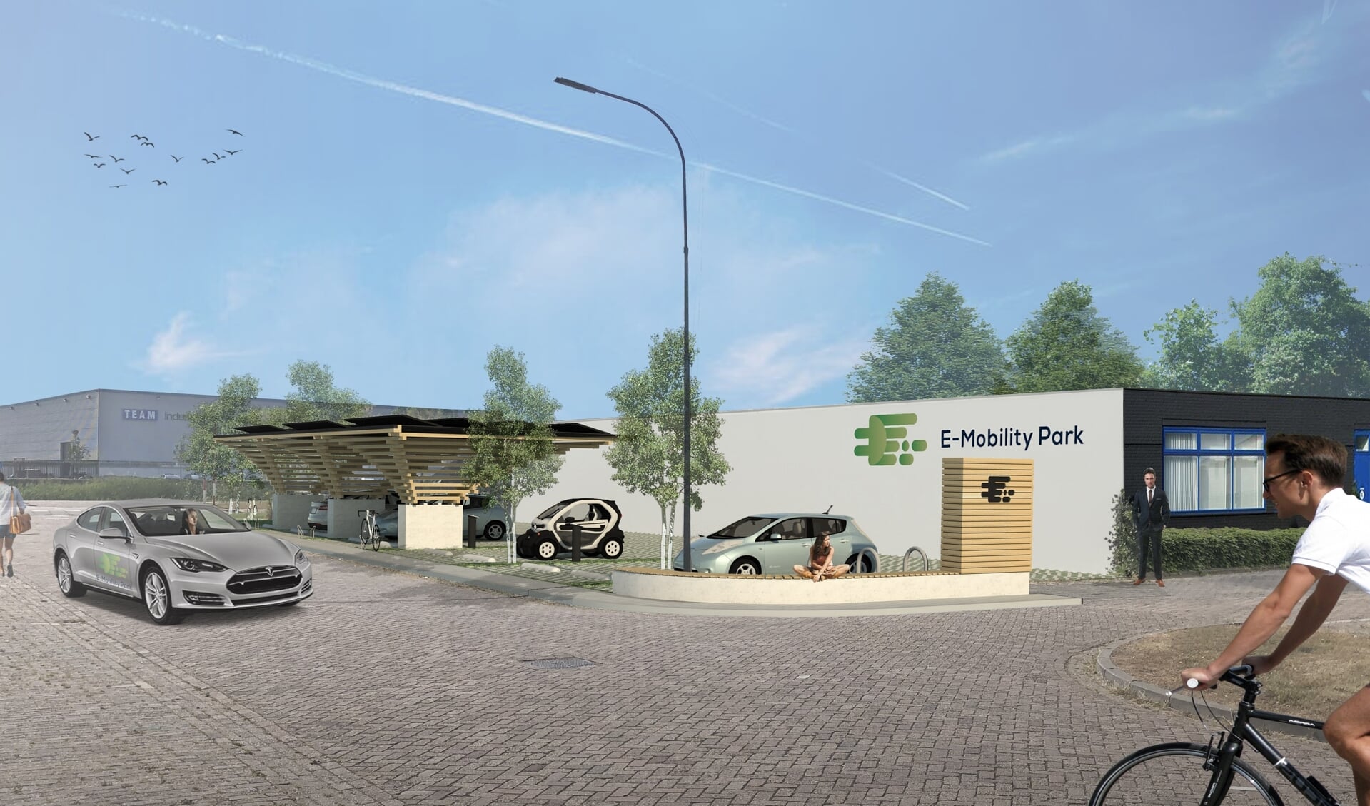 De Kenniswerf heeft onder meer een E-Mobility Park voor duurzame mobiliteit.