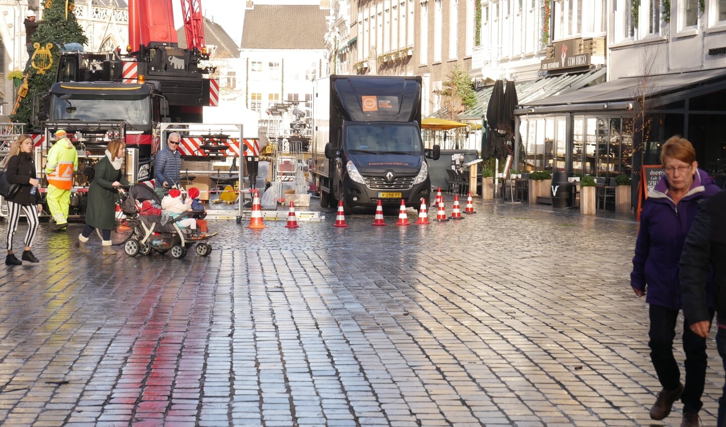 In de Bredase binnenstad wordt hard gewerkt aan Betoverend Breda.