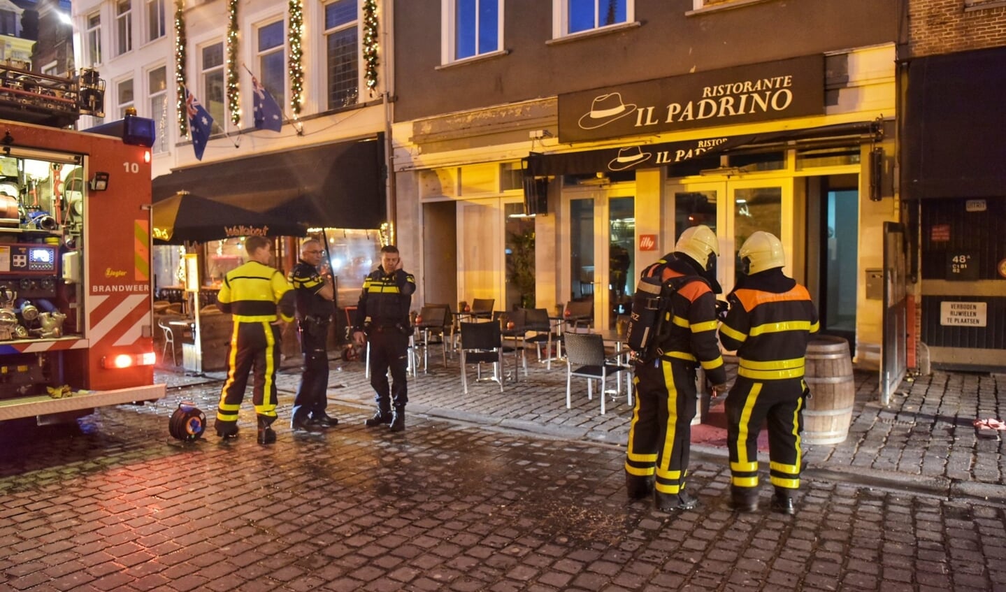 De brandweer moest in actie komen bij Il Padrino.