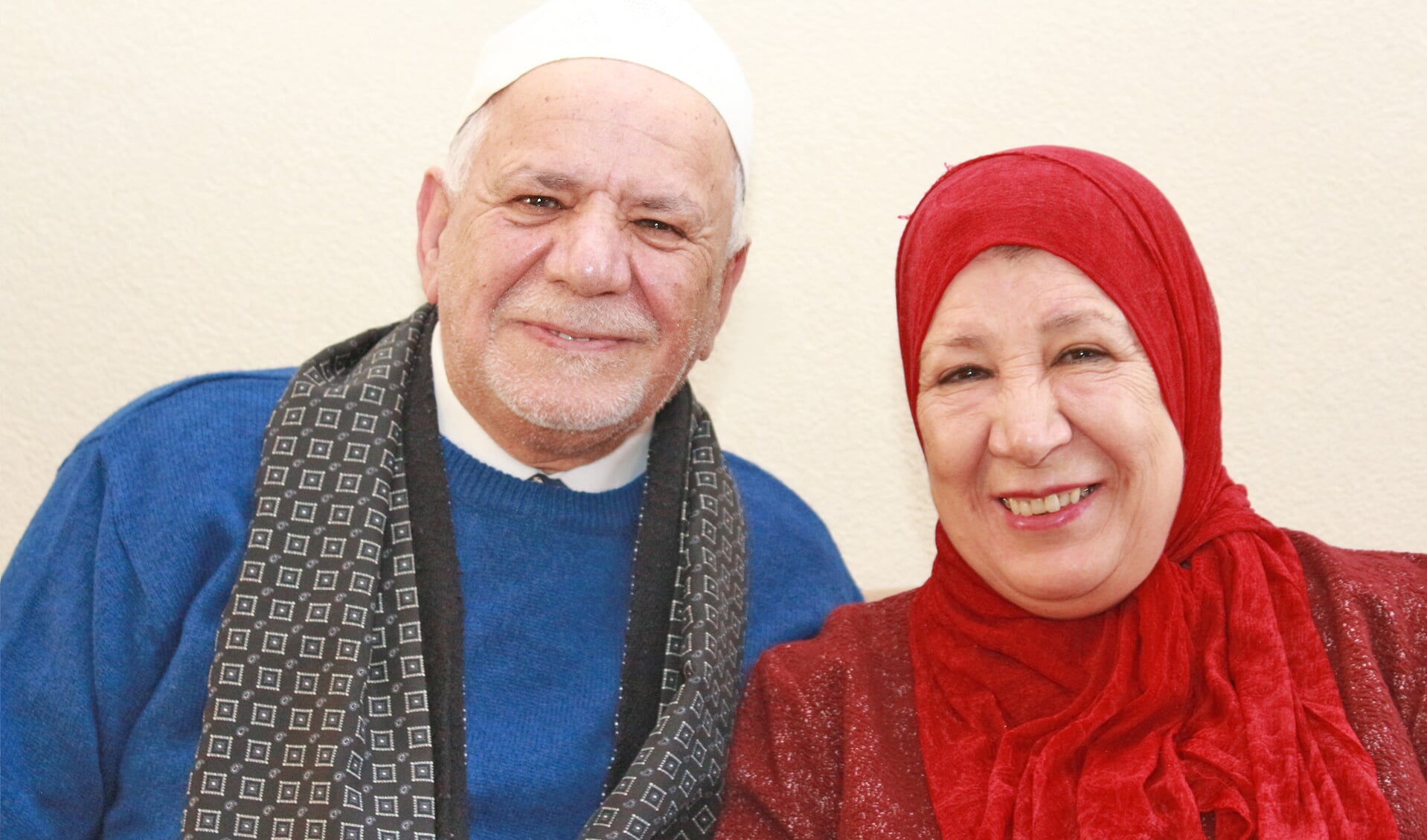 De 81-jarige Ali en de 73-jarige Amina Alj hebben in Roosendaal hun thuis gevonden FOTO ELS ROMMERS 