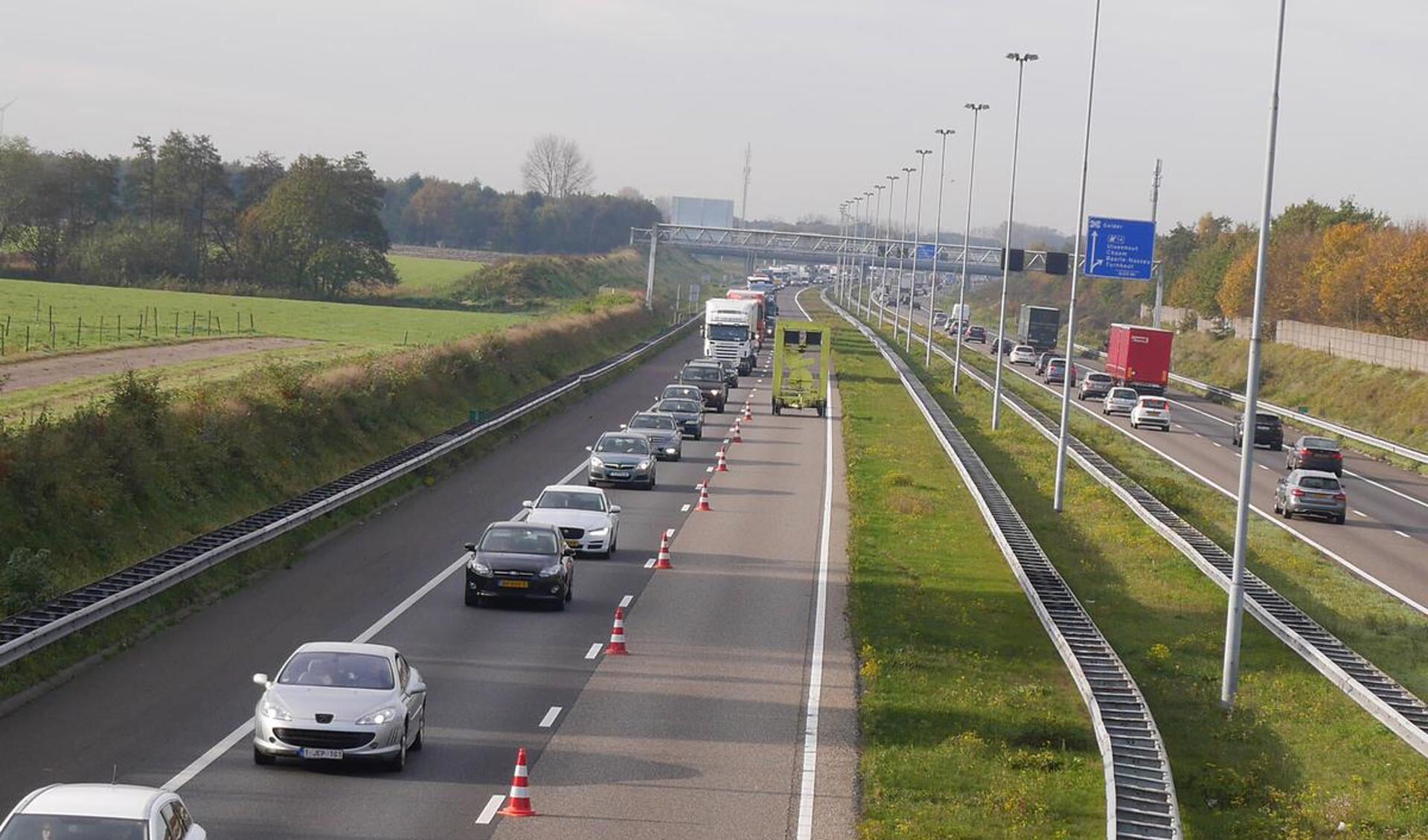Werk A58: In weekend omrijden richting Tilburg en Eindhoven