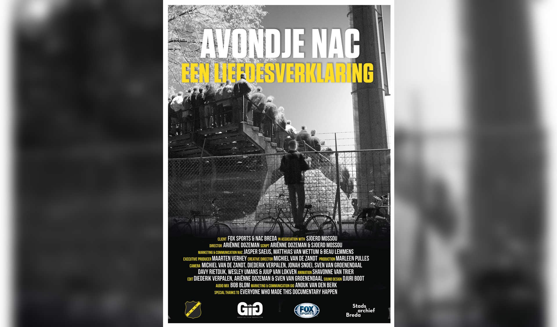 De poster van de documentaire.