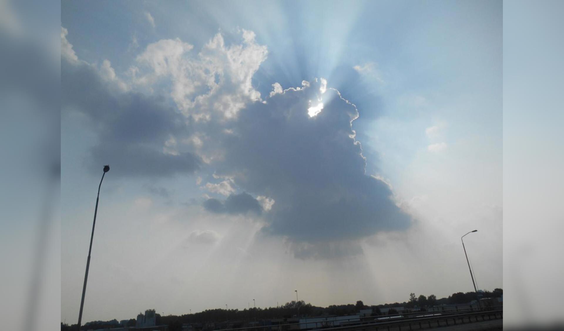 Meteo stuivertje wisselen zon en wolk