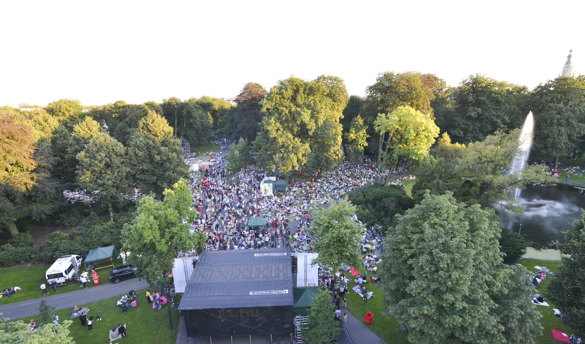 Palm Parkies: bij mooi weer goed voor een afgeladen vol park. 