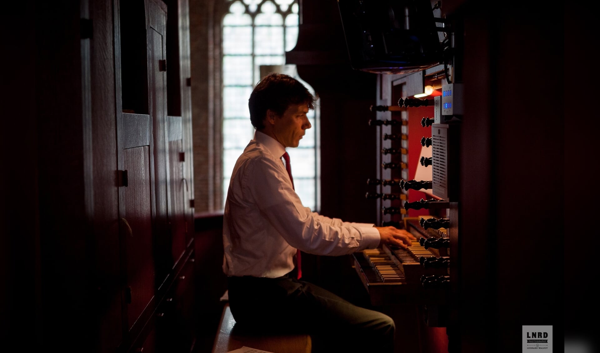 Organist Gerard Boot