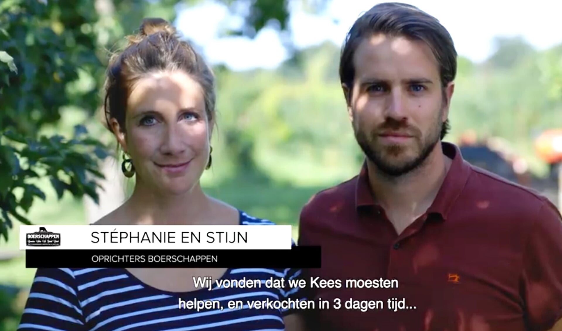 Stéphanie en Stijn van Boerschappen bedachten de hastag #metboerenverstand.