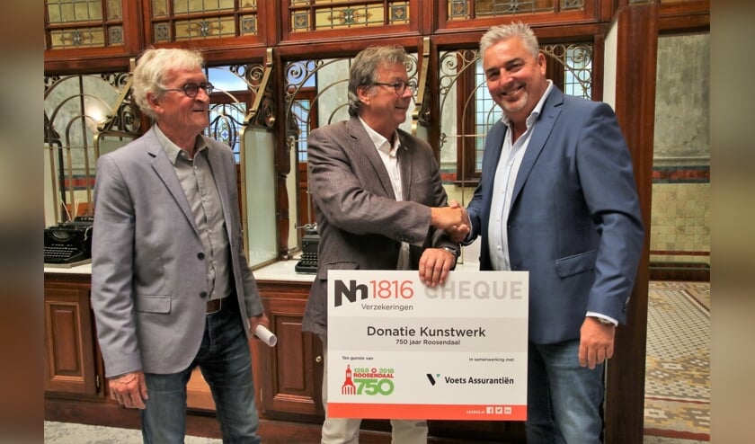 Van links naar rechts Toon van Oers, Cor Verbogt en Rob van Sprundel.