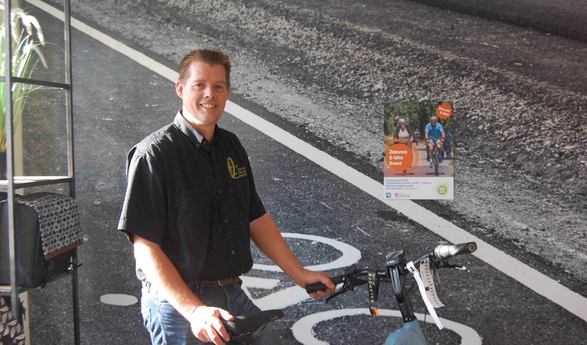 Dick-Jan de Lange van de Kromme Spaak is een van de fietsenmakers die deelnemen aan het evenement.