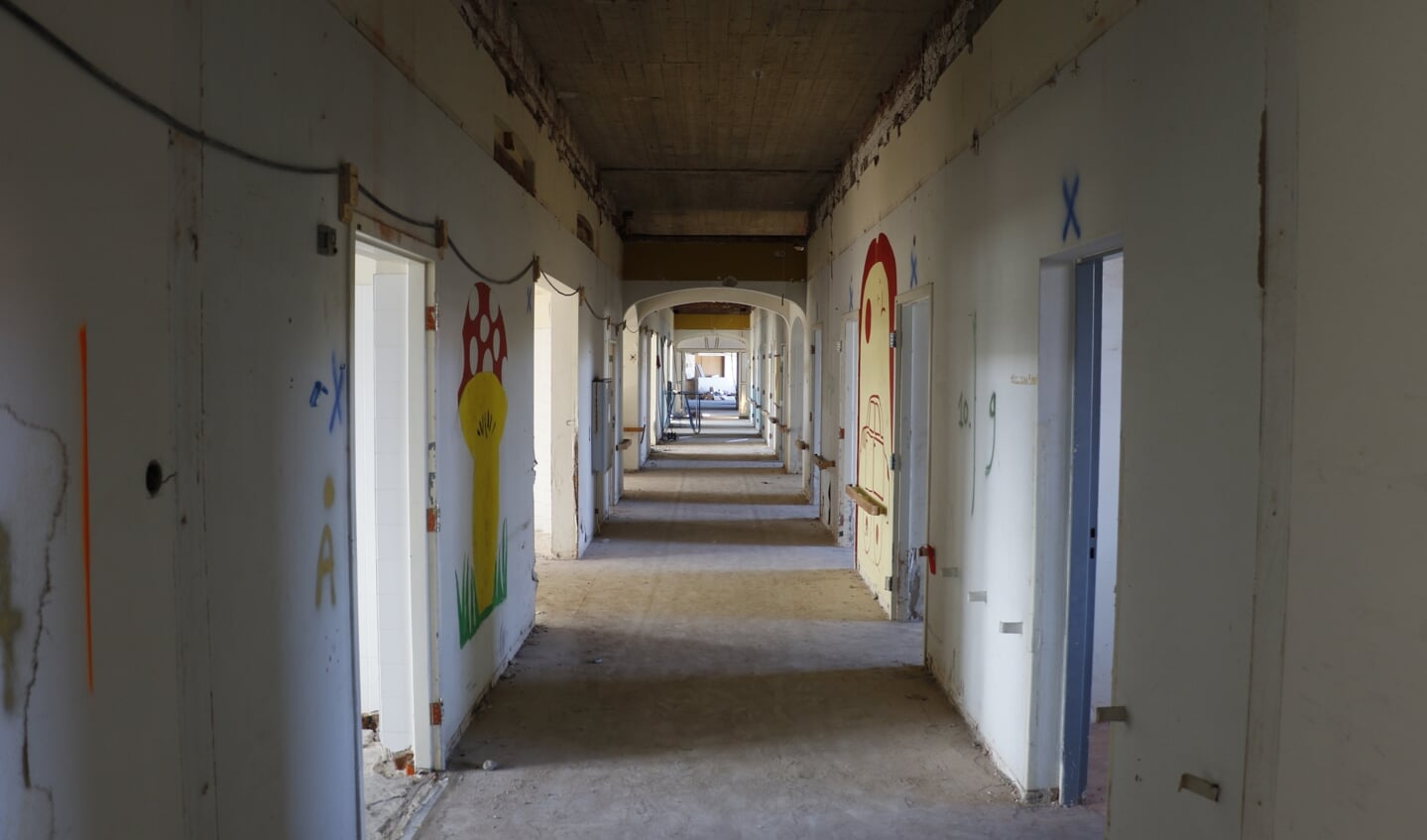 Bij de Klokkenberg wordt hard gewerkt aan de transformatie van het voormalige sanatorium.  