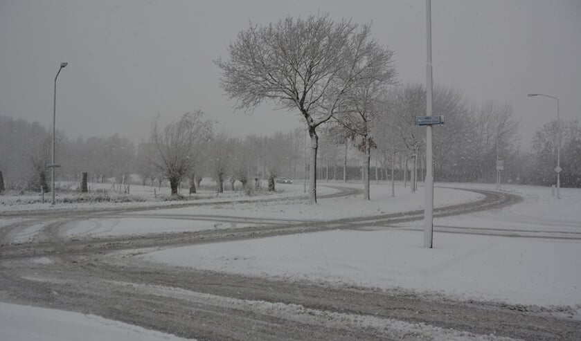 Het is afwachten hoeveel sneeuw er vandaag gaat vallen.