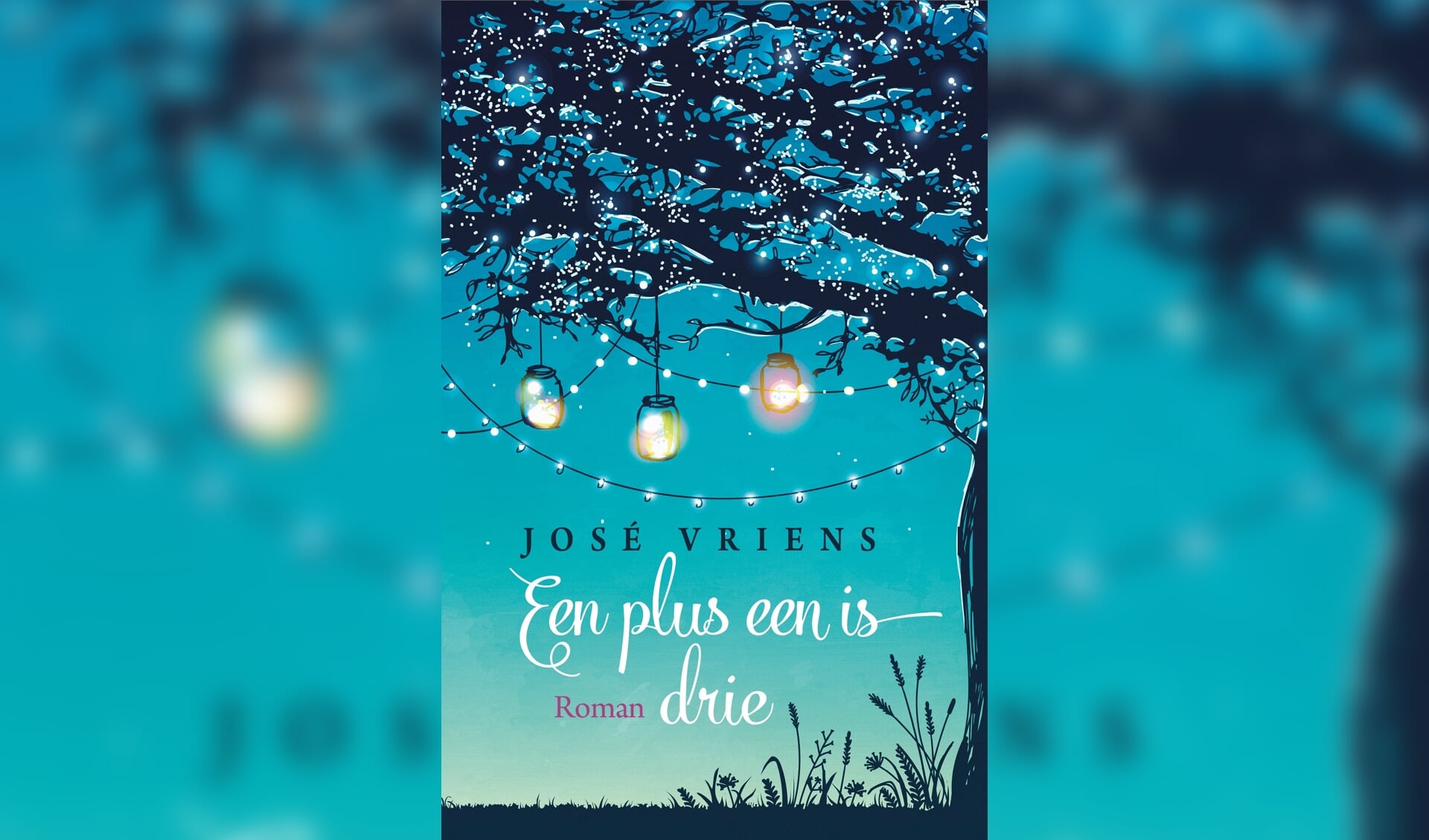 De cover van het boek van José Vriens: 'Een plus een is drie'. FOTO JOSÉ VRIENS
