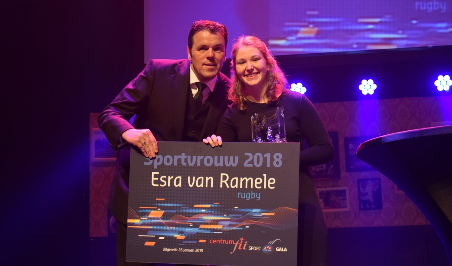 Ronnie Buiks met Sportvrouw Esra van Ramele