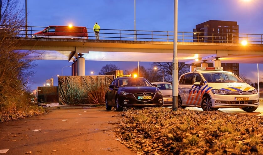 De politie doet onderzoek.