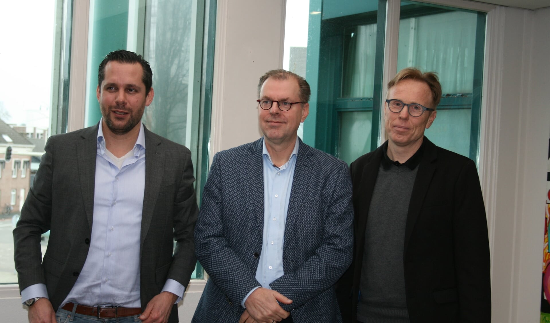 Barry Jacobs, Koos Krook en Lars van der Beek.