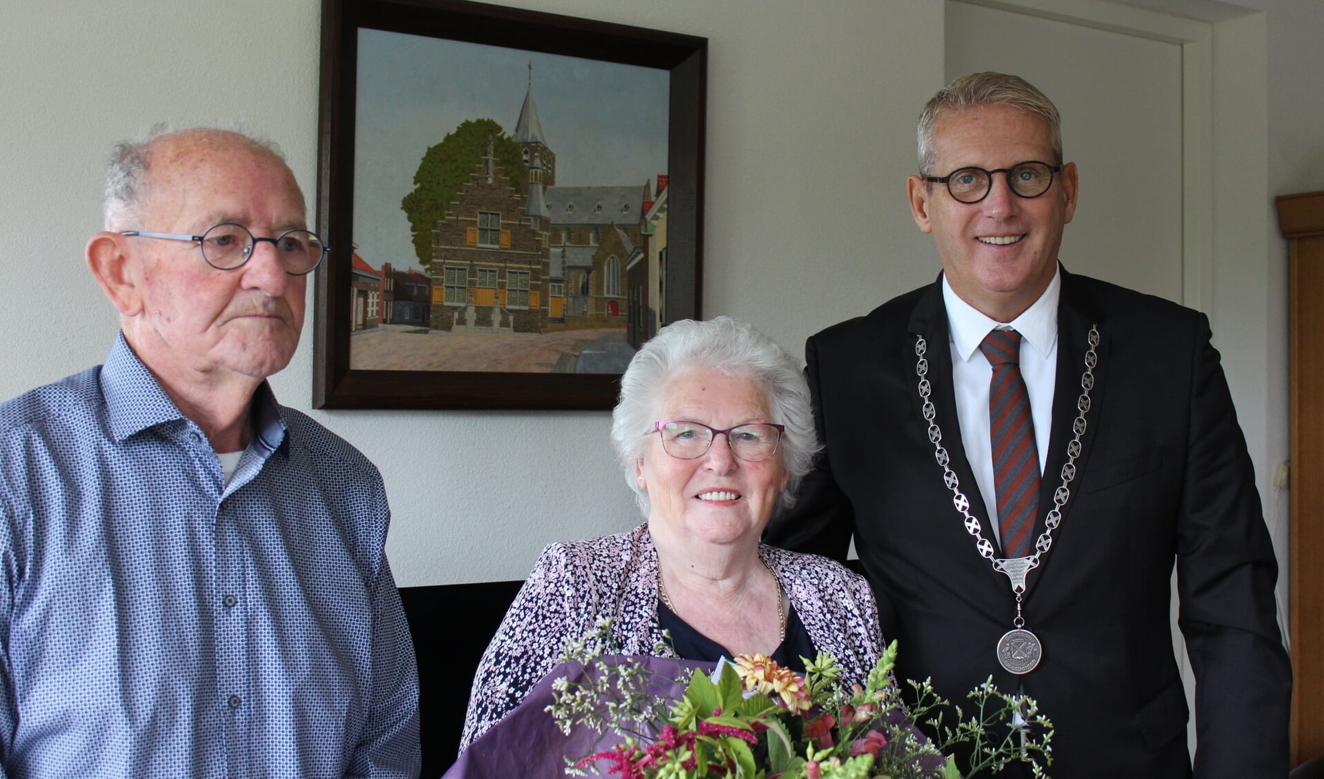 Het echtpaar Michielsen uit Steenbergen keek erg uit naar het bezoek van de burgemeester voor hun 60-jarig huwelijk.