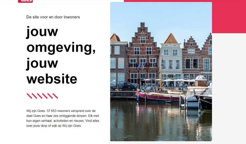 Nieuw platform Wij zijn Goes is in de lucht