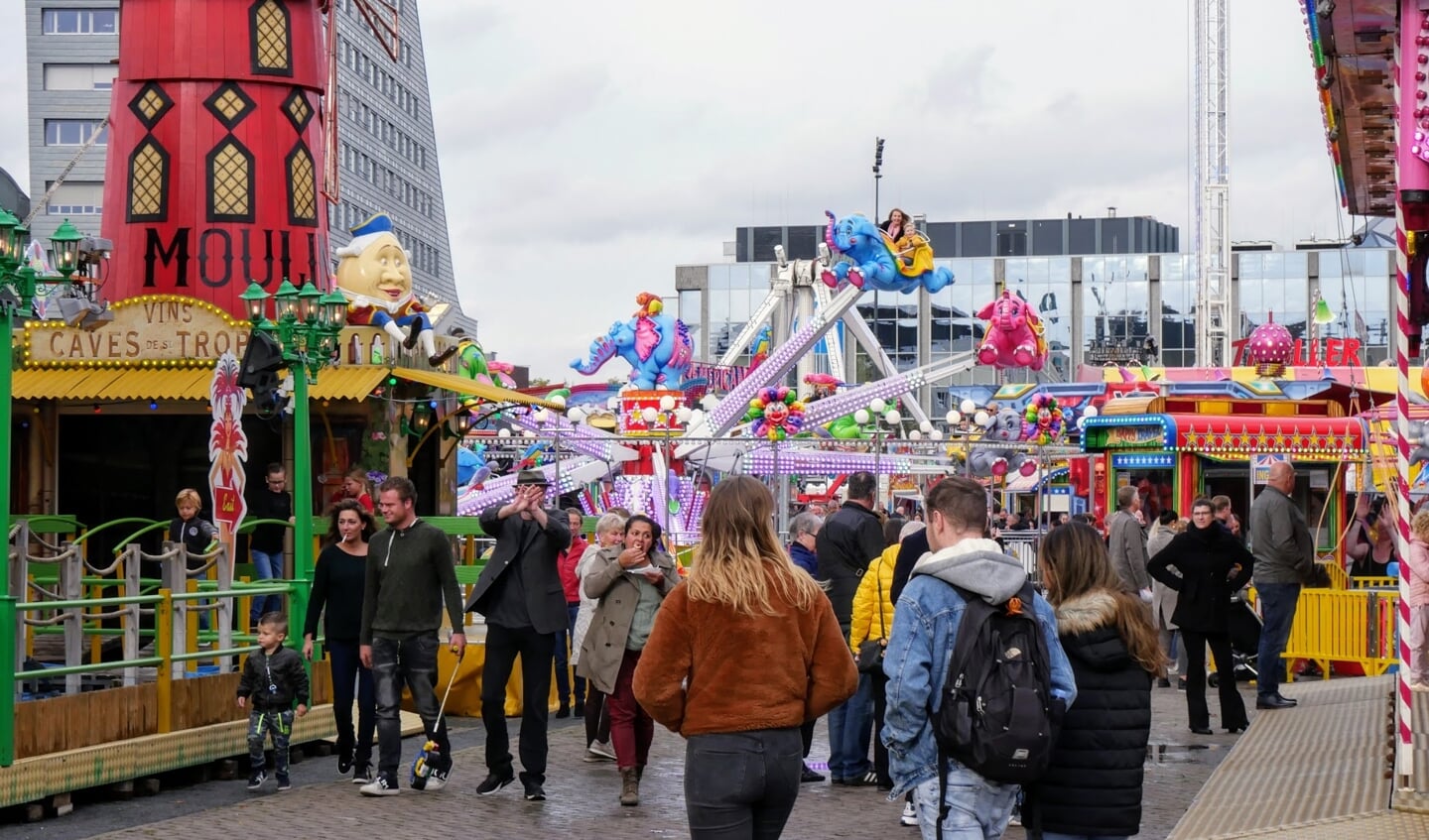 Kinderen genoten in de attracties. 