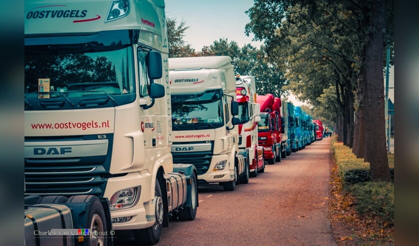 De befaamde truckersrit is vast onderdeel van het jaarlijkse Fancy Fair Feestweekend.