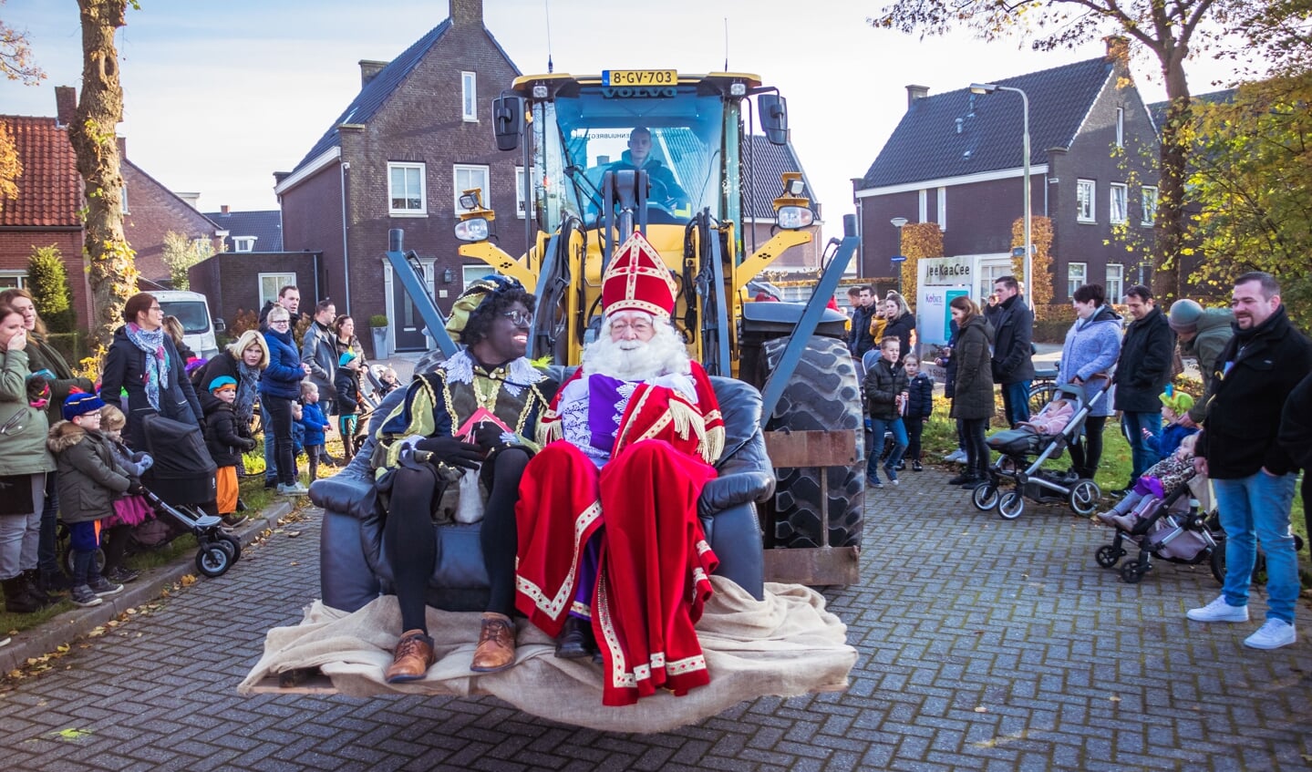 Sinterklaas is aangekomen in Klein Zundert. 