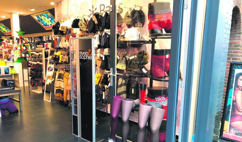 De winkel aan de Ginnekenstraat.