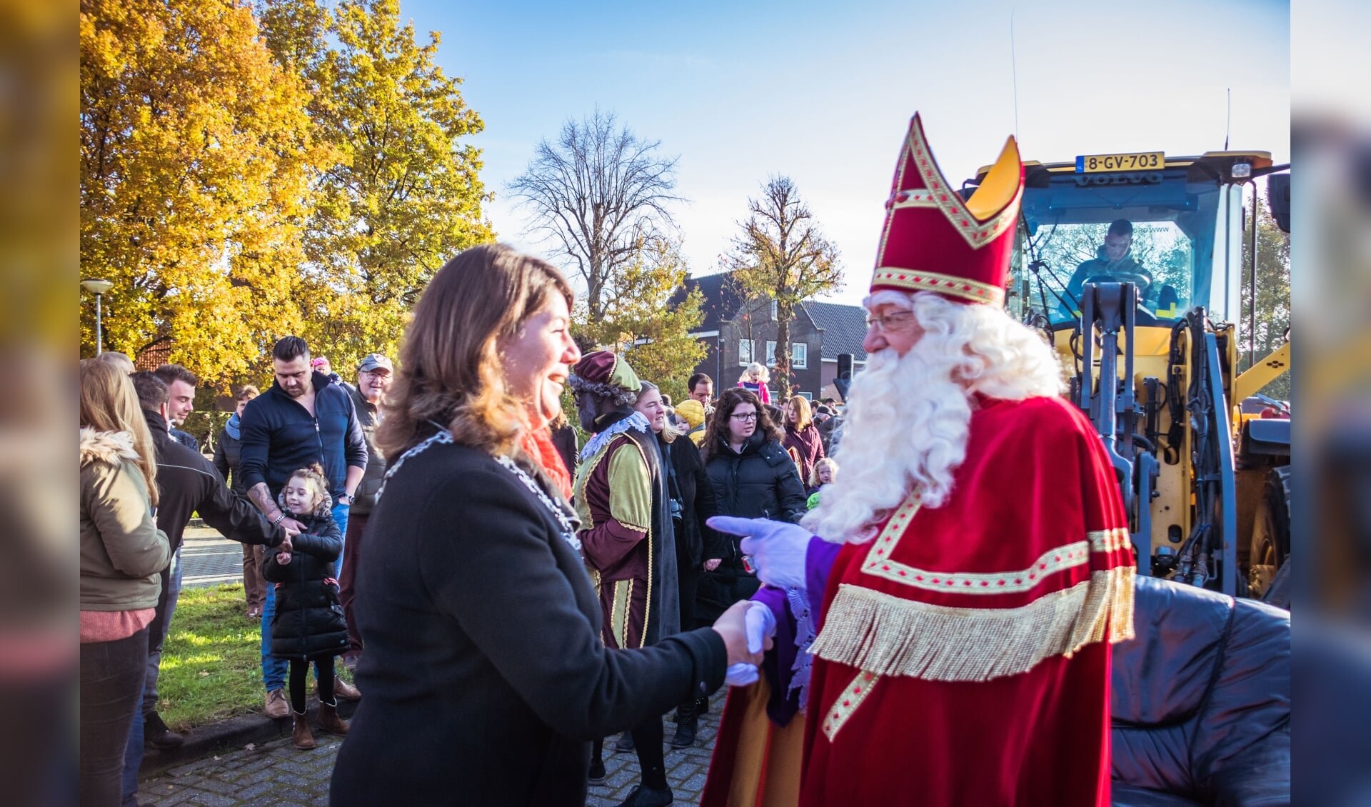 Sinterklaas is aangekomen in Klein Zundert. 