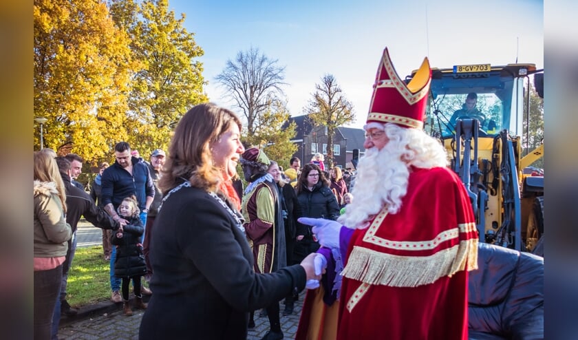 Sinterklaas is aangekomen in Klein Zundert.