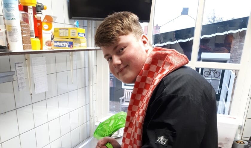 Fynn van de Vrande is leerling-kok bij De Boekanier.