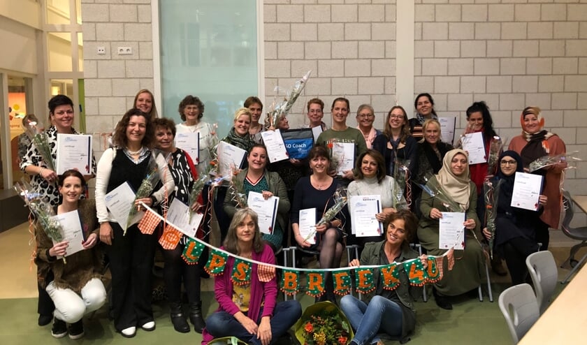 Trotse TSO medewerkers na het behalen van het certificaat.