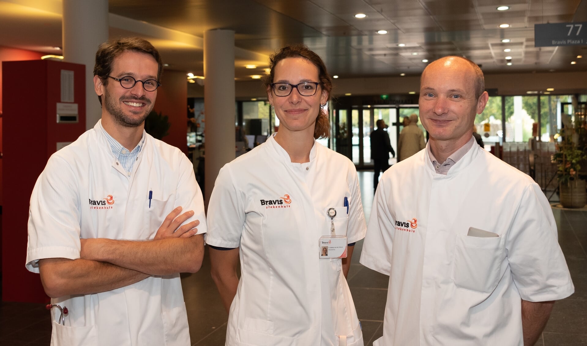 V.l.n.r. reumatologen dr. J.N. Hoes, dr. D. van den Elshout-den Uijl en dr. J.L.M. Schoneveld. 