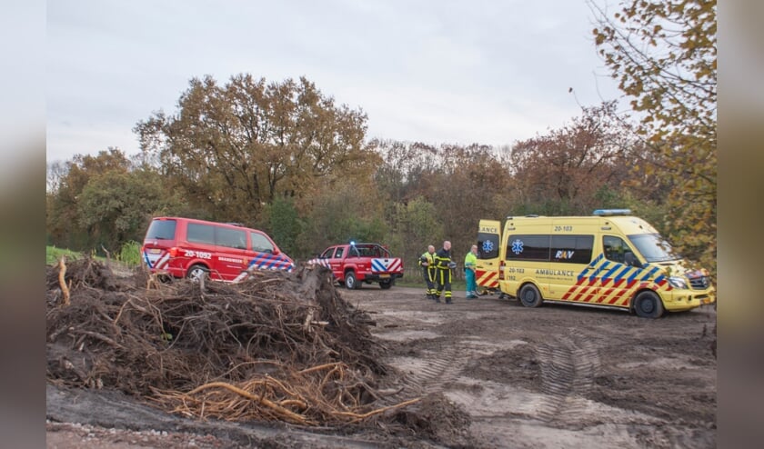 De ambulance en brandweer kwamen ter plekke.