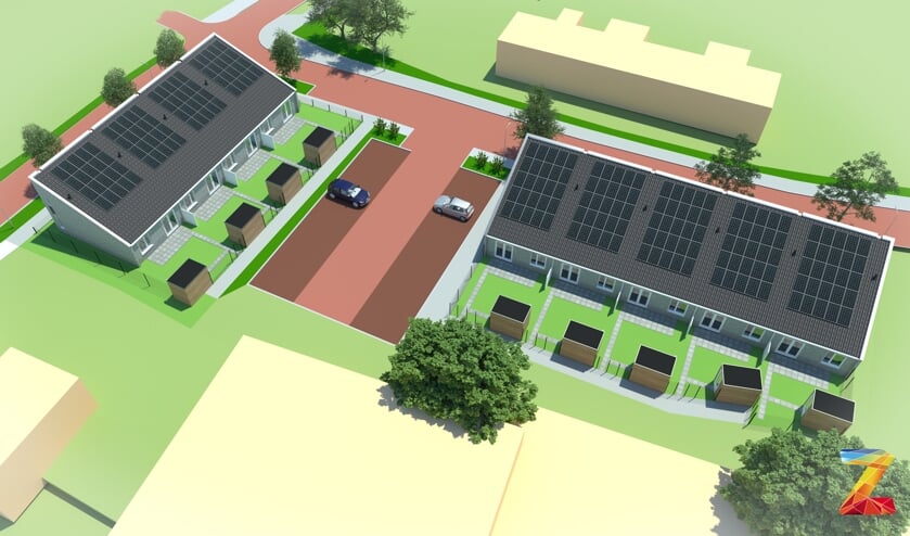 Negen levensloopbestendige woningen in Singelgebied