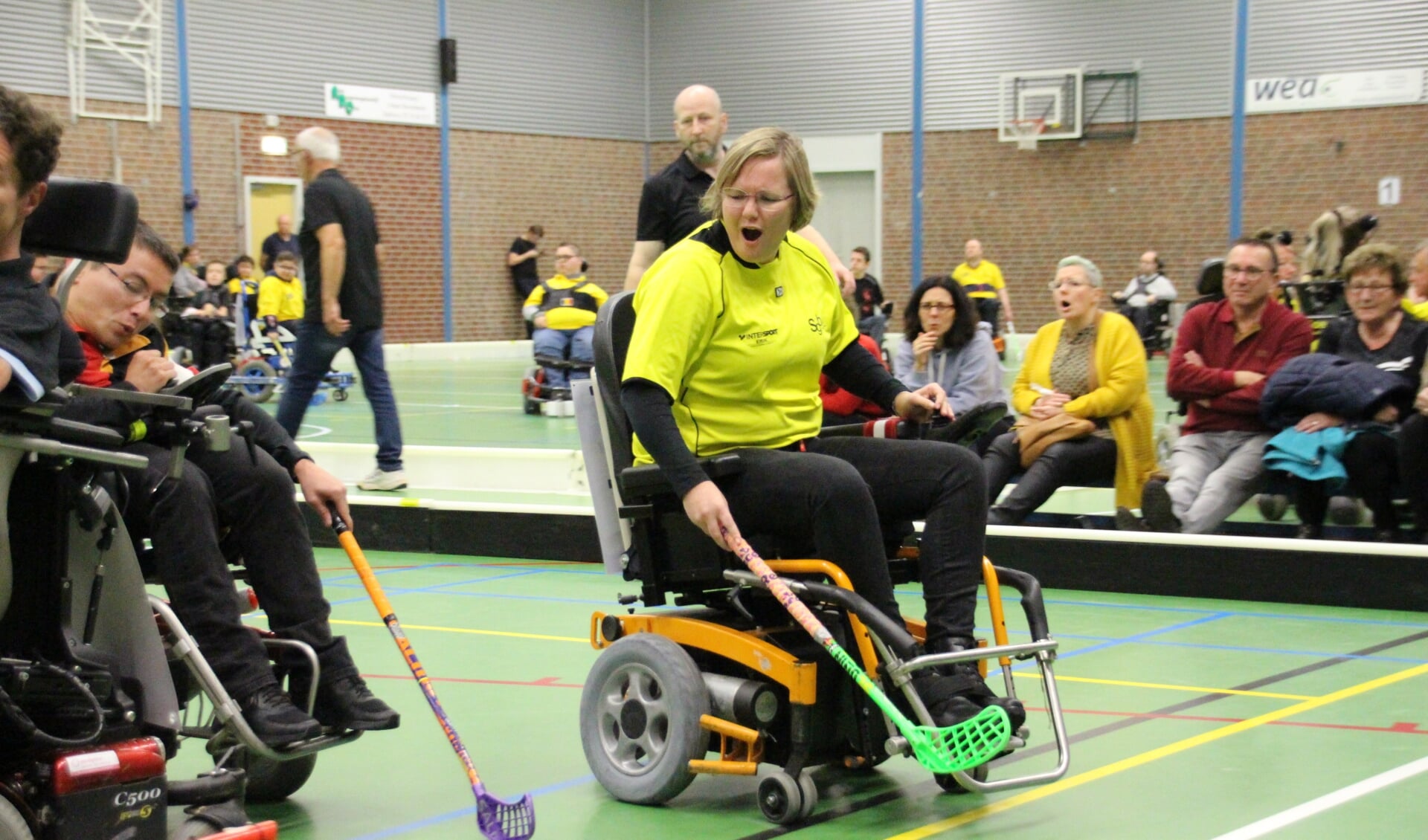 Marije speelt nu rolstoelhockey bij SGB Bevelanden