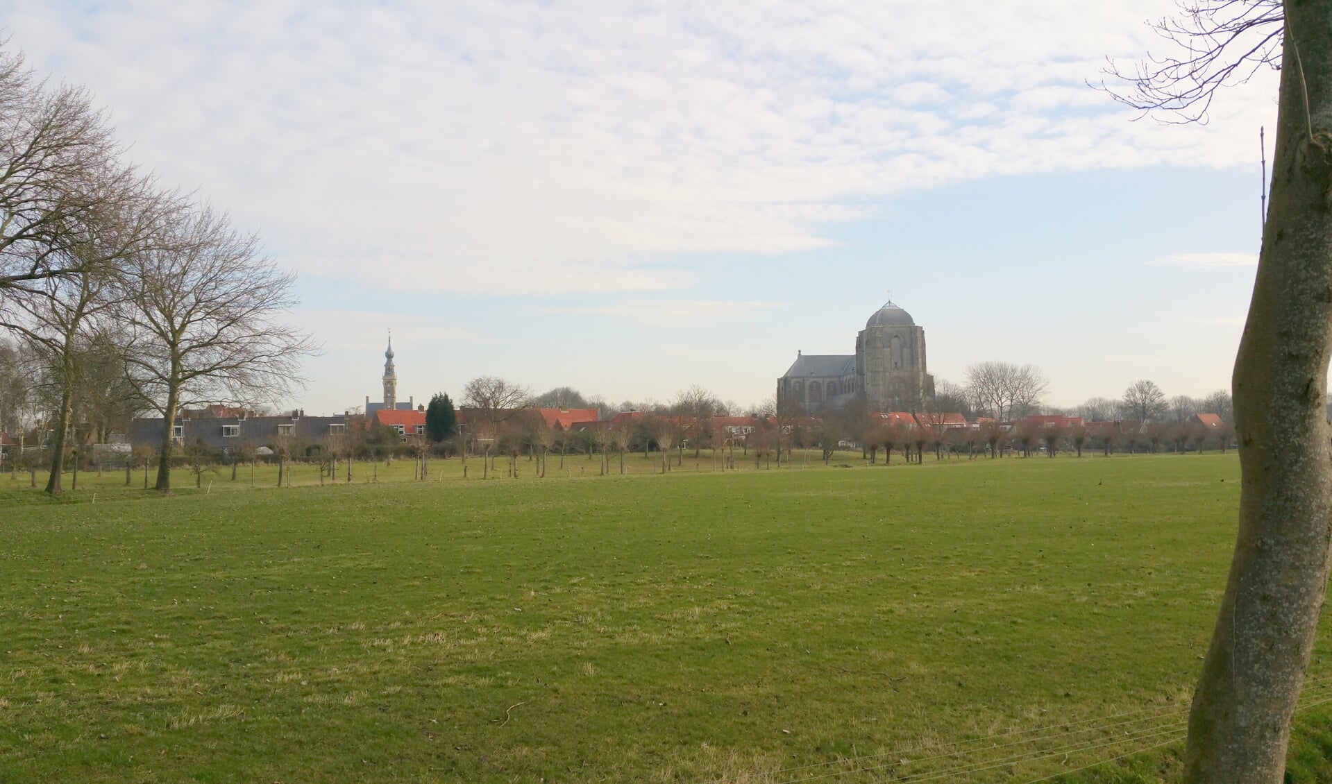 De Grote Kerk is een beeldbepalend gebouw in Veere.