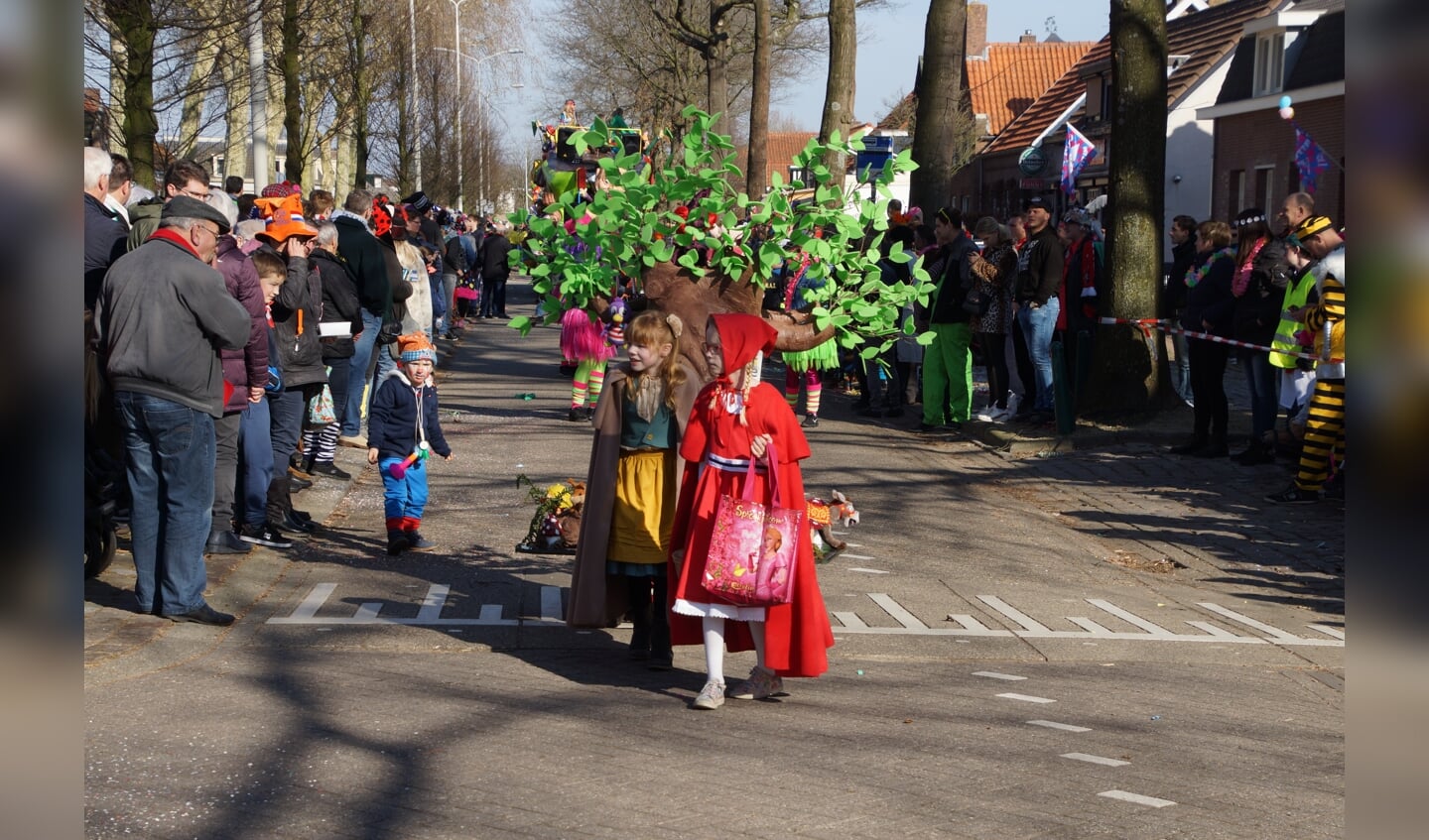 Het was alvast carnaval in Wouwse Plantage. 