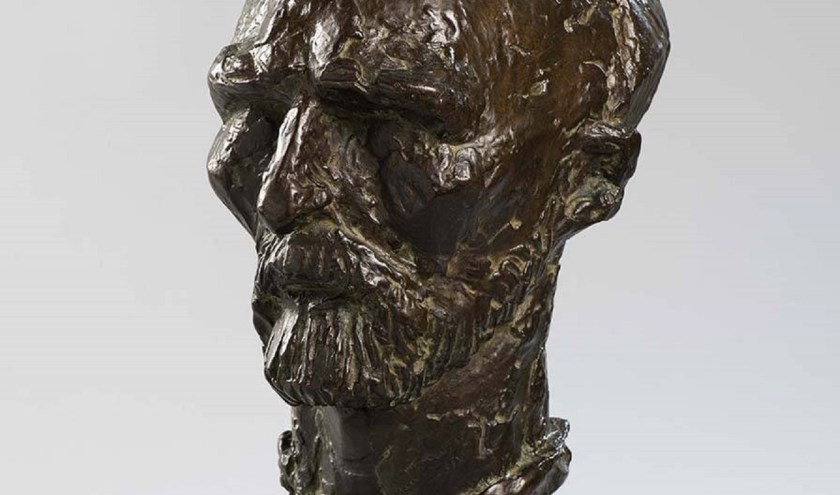 De door beeldhouwer André Schaller vervaardigde kop van Van Gogh.